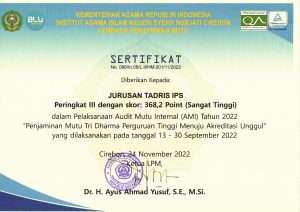 Jurusan T.IPS Perikat III AMI Tahun 2022