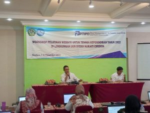 Workshop Pelatihan Website Tenaga Kependidikan IAIN Syekh Nurjati Cirebon